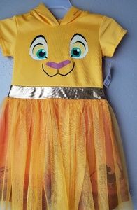 NWT Lion King Nala Girls Halloween costume dress
